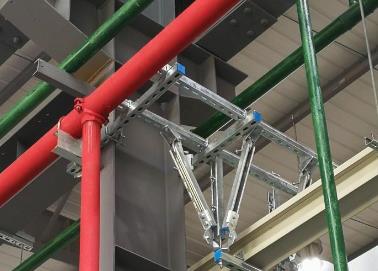金凤该抗震支架的整体式支吊架结构协调性好